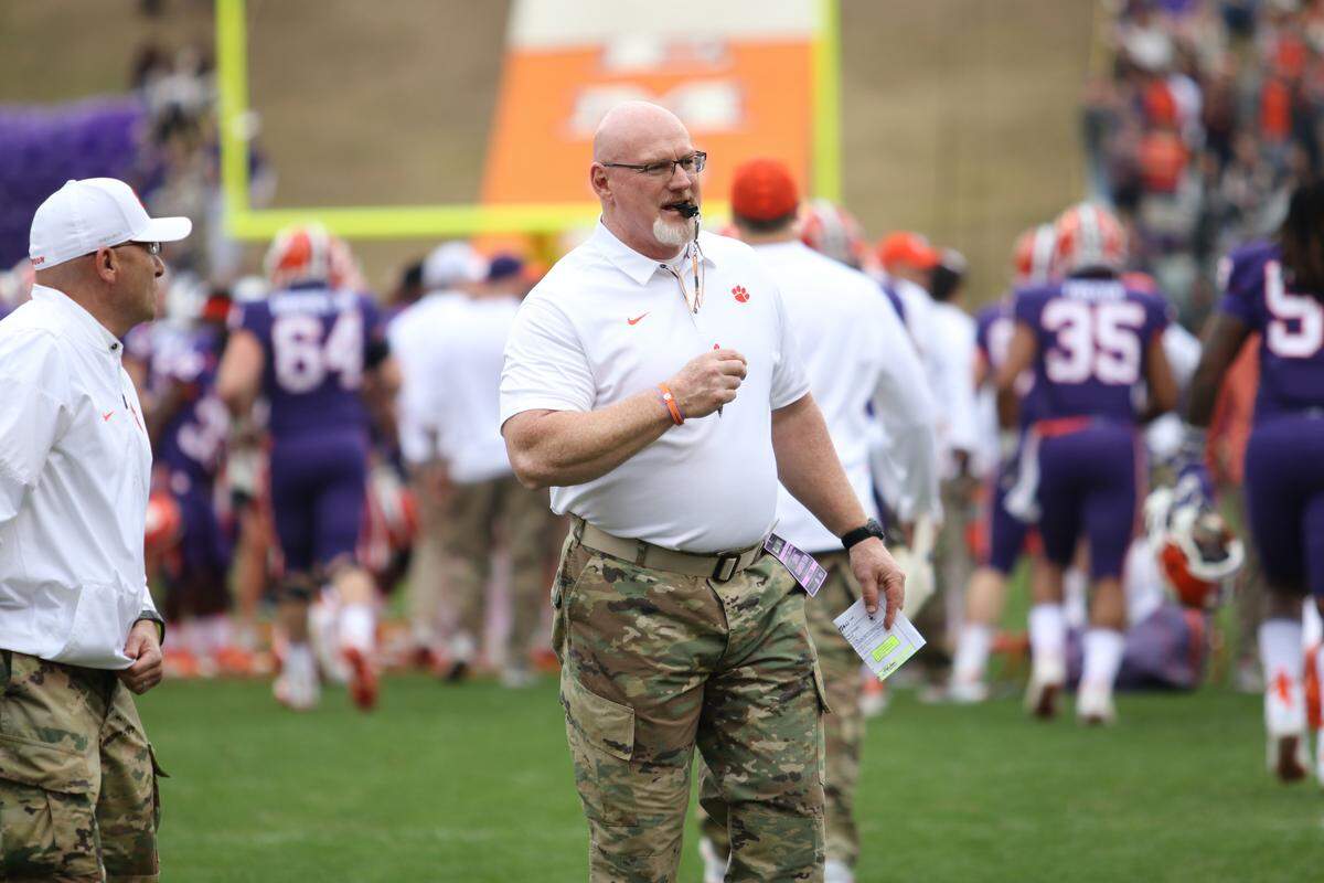 Clemson football director of strength and conditioning Joey Batson