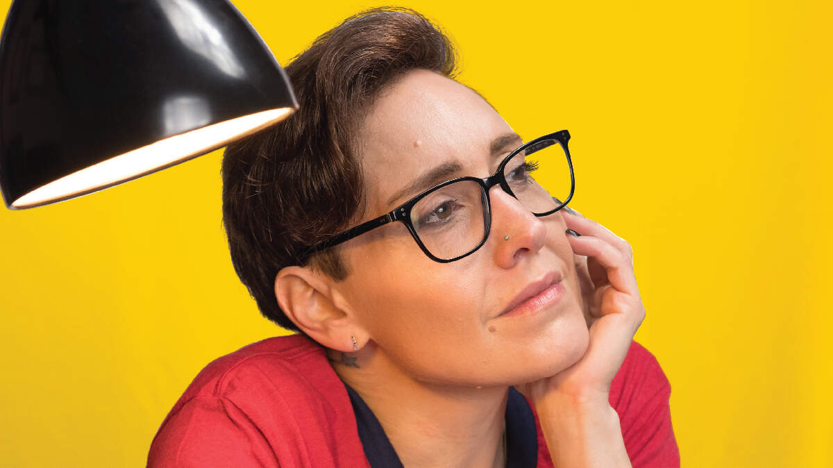 Robin Gottlieb plays Alison Bechdel in "Fun Home," on stage at Trustus Theatre from Friday, March 23, through Saturday, April 14.