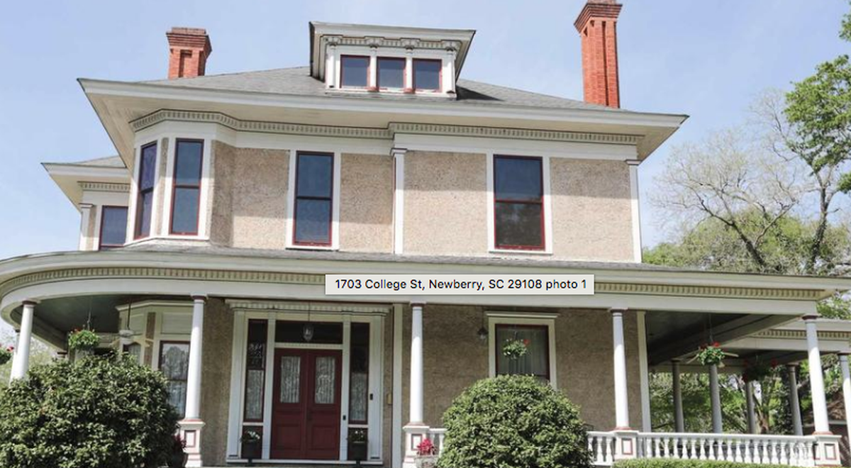 The Johnstone-Rutherford house in Newberry is under contract.