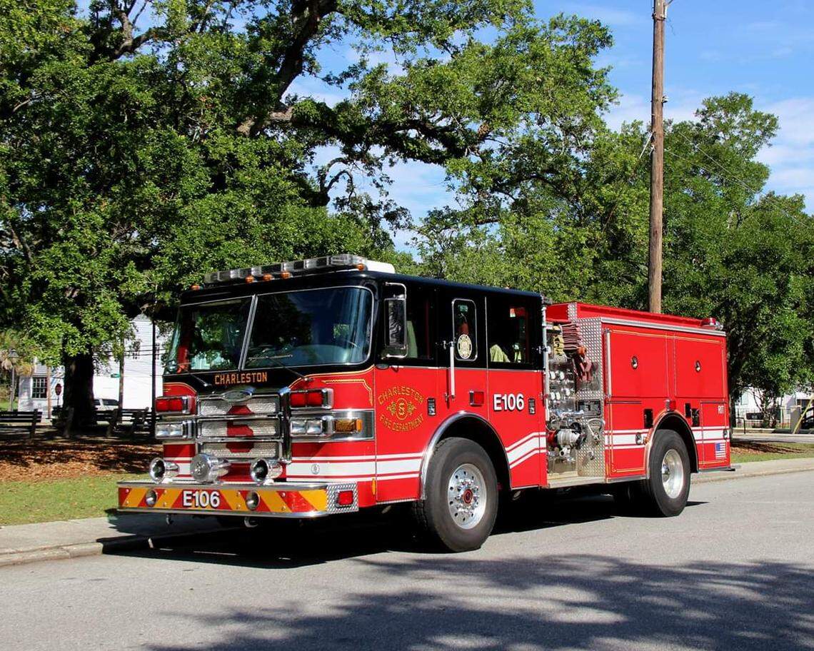 The Charleston Fire Department responded to a 911 call at Rodney Scott’s BBQ in Charleston, an award-winning restaurant.