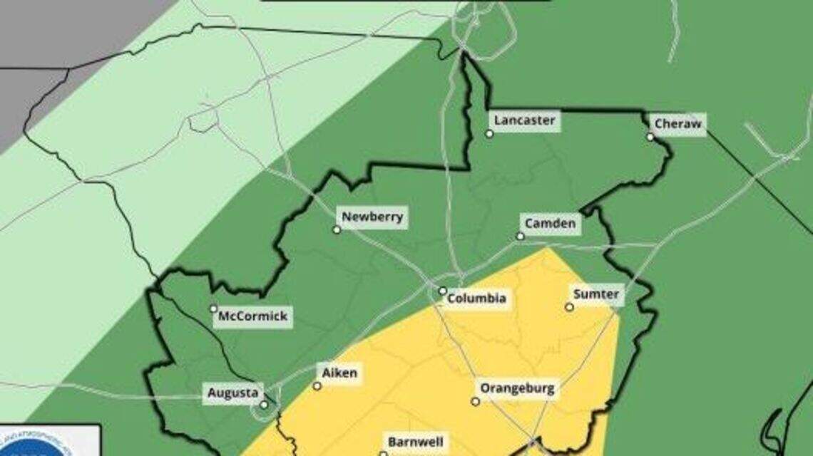 Severe weather forecast for Columbia area. Here’s when the dousing will start