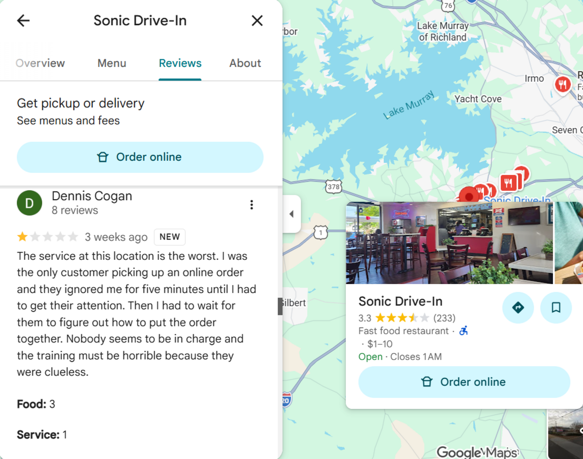 Sonic at 461 Columbia Ave