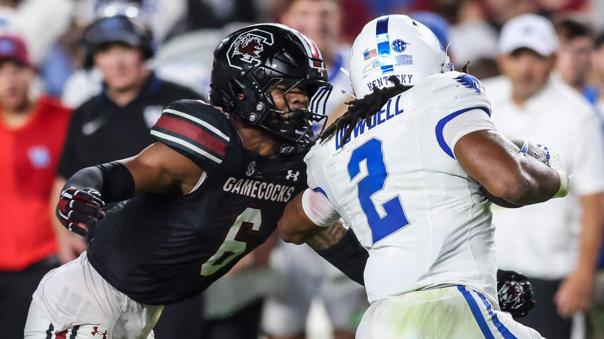South Carolina faces Kentucky on Oct. 3 at Williams-Brice Stadium in Columbia.