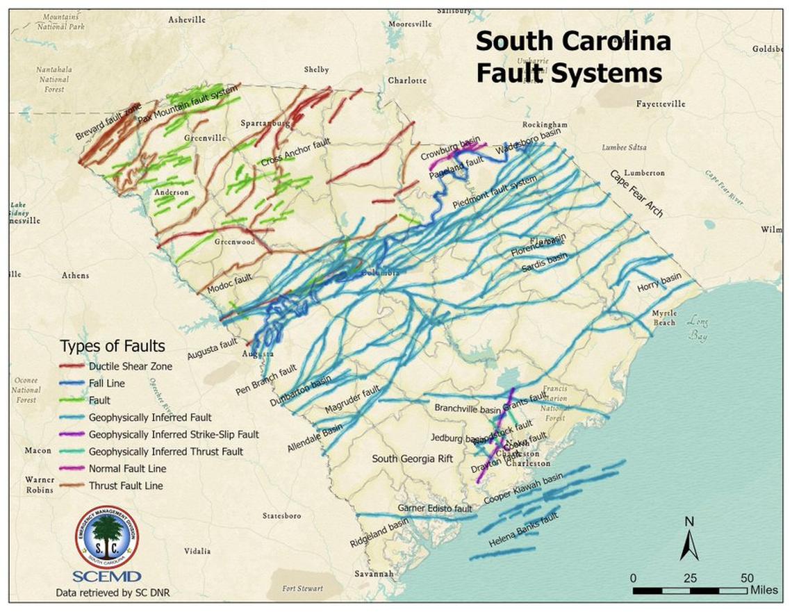 A look at the fault lines running through South Carolina.