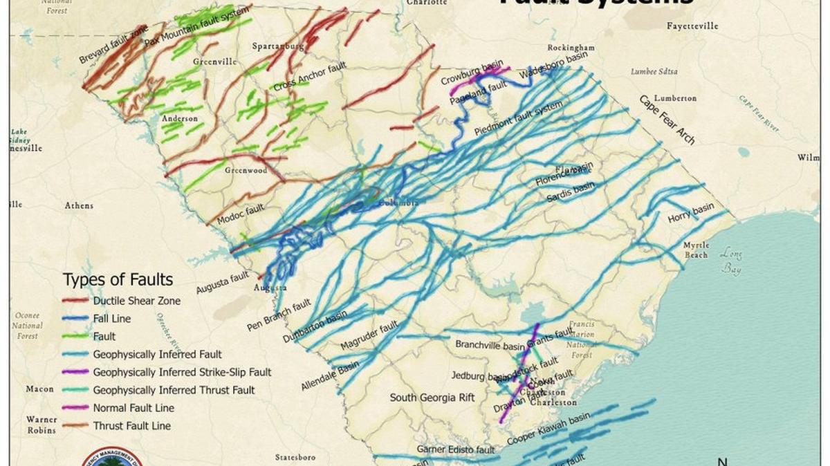 A look at the fault lines running through South Carolina.