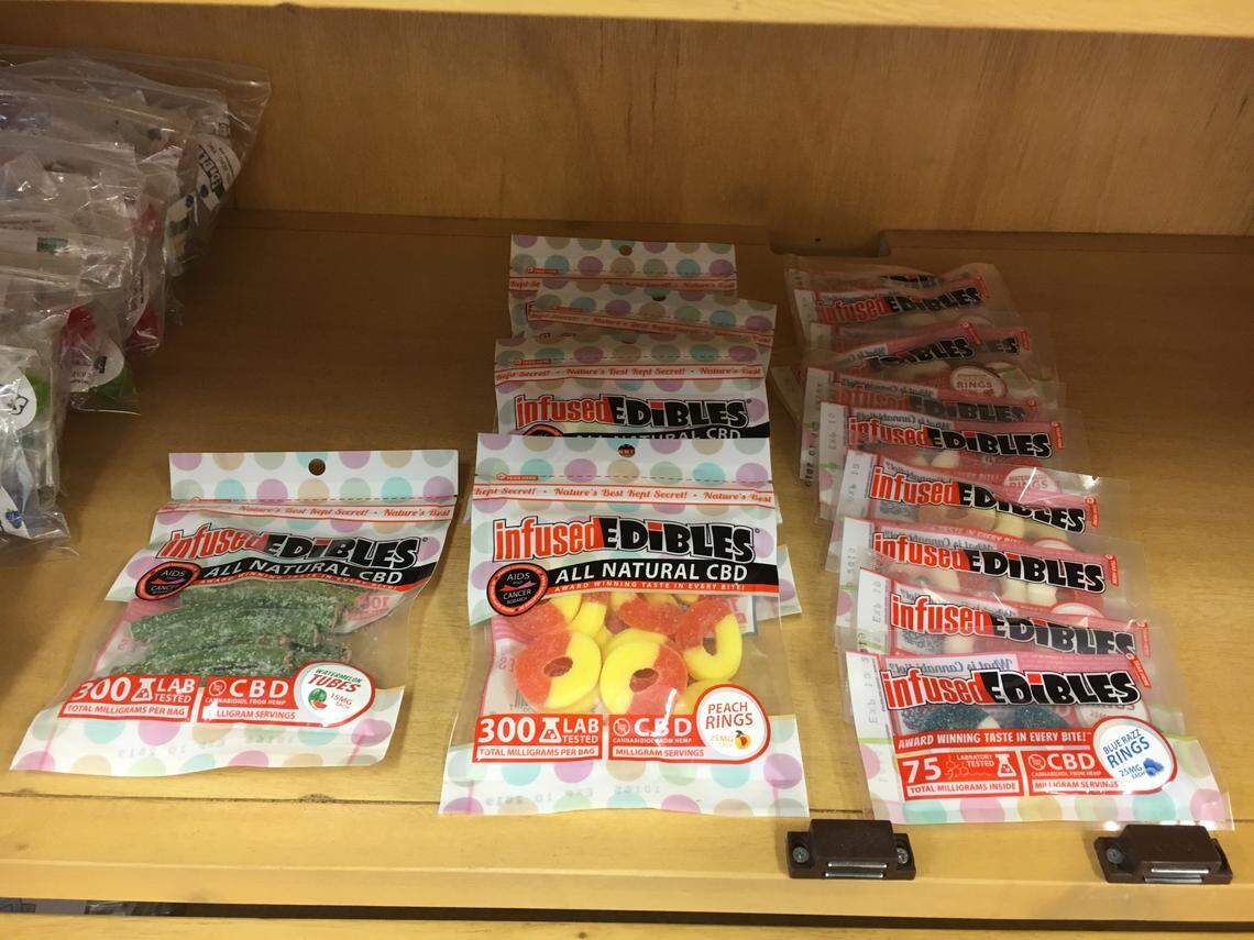 CBD-infused edibles at The CBD Store Lexington.