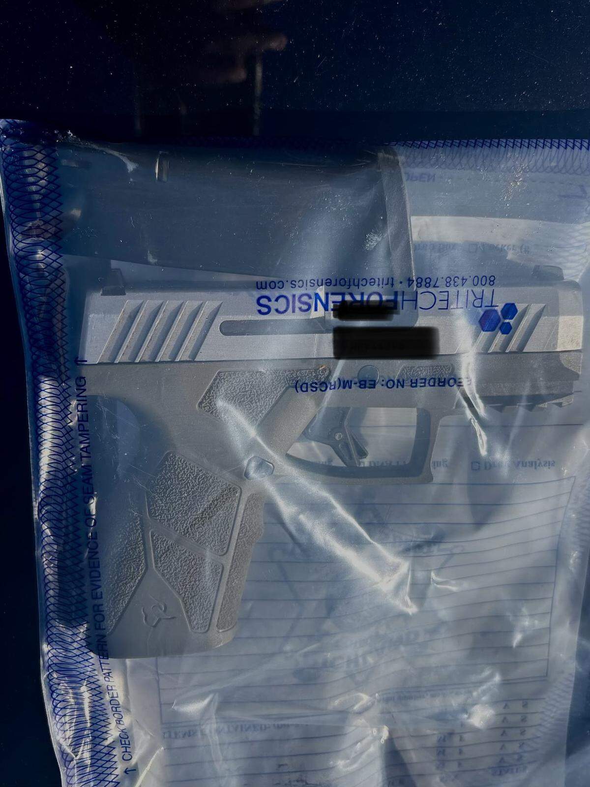 A student was charged with carrying a weapon on school property.