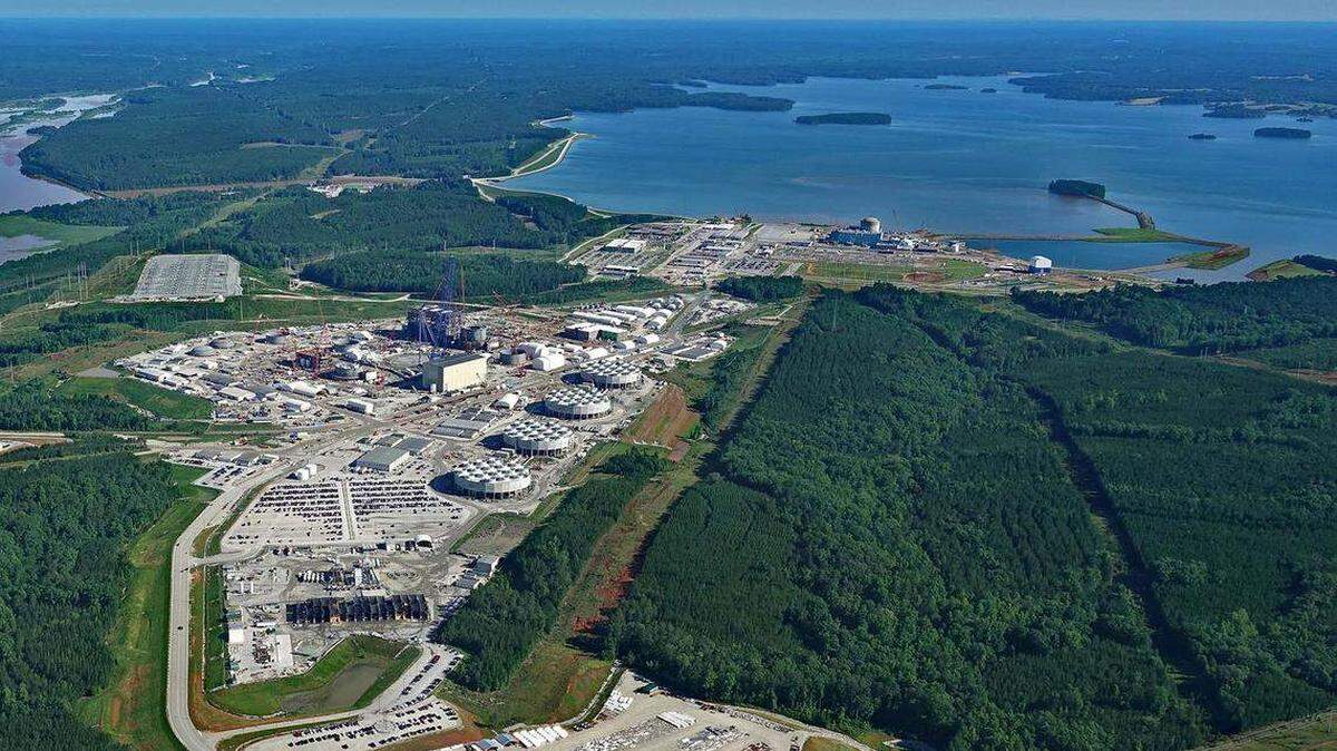This aerial photo shows the V.C. Summer nuclear power plant site in Fairfield County north of Columbia. One reactor was built in the 1980s. Two others remain on the drawing boards.