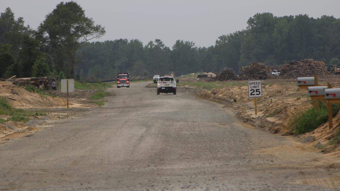 Work is underway for a new electric vehicle plant in Blythewood, SC. (Aug 3, 2023)