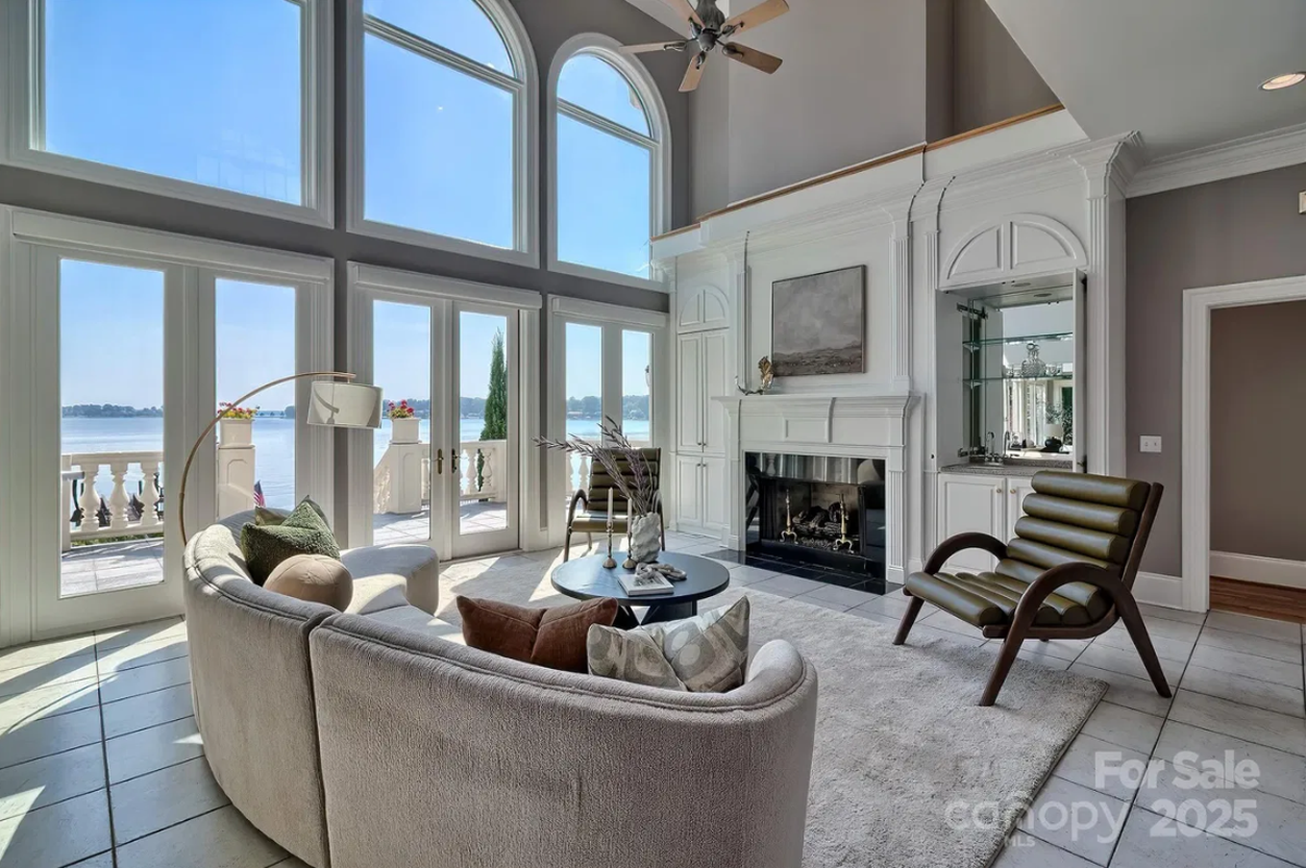 A living room at 1252 Morning Shore Drive.