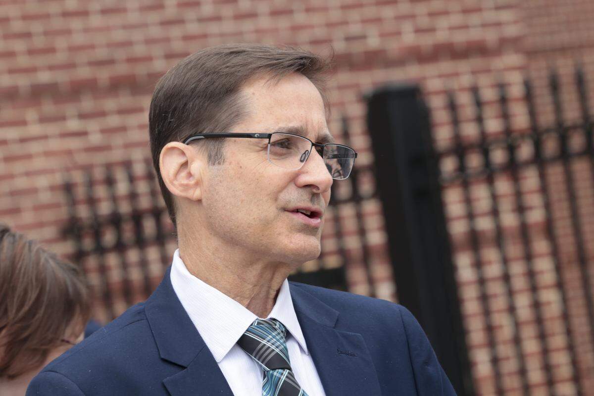 Steven Austermiller, executive director of the USC Rule of Law Collaborative, participated in a reaffirmation ceremony on Friday, May 1, 2026, at the Matthew J. Perry Federal Courthouse in Columbia.