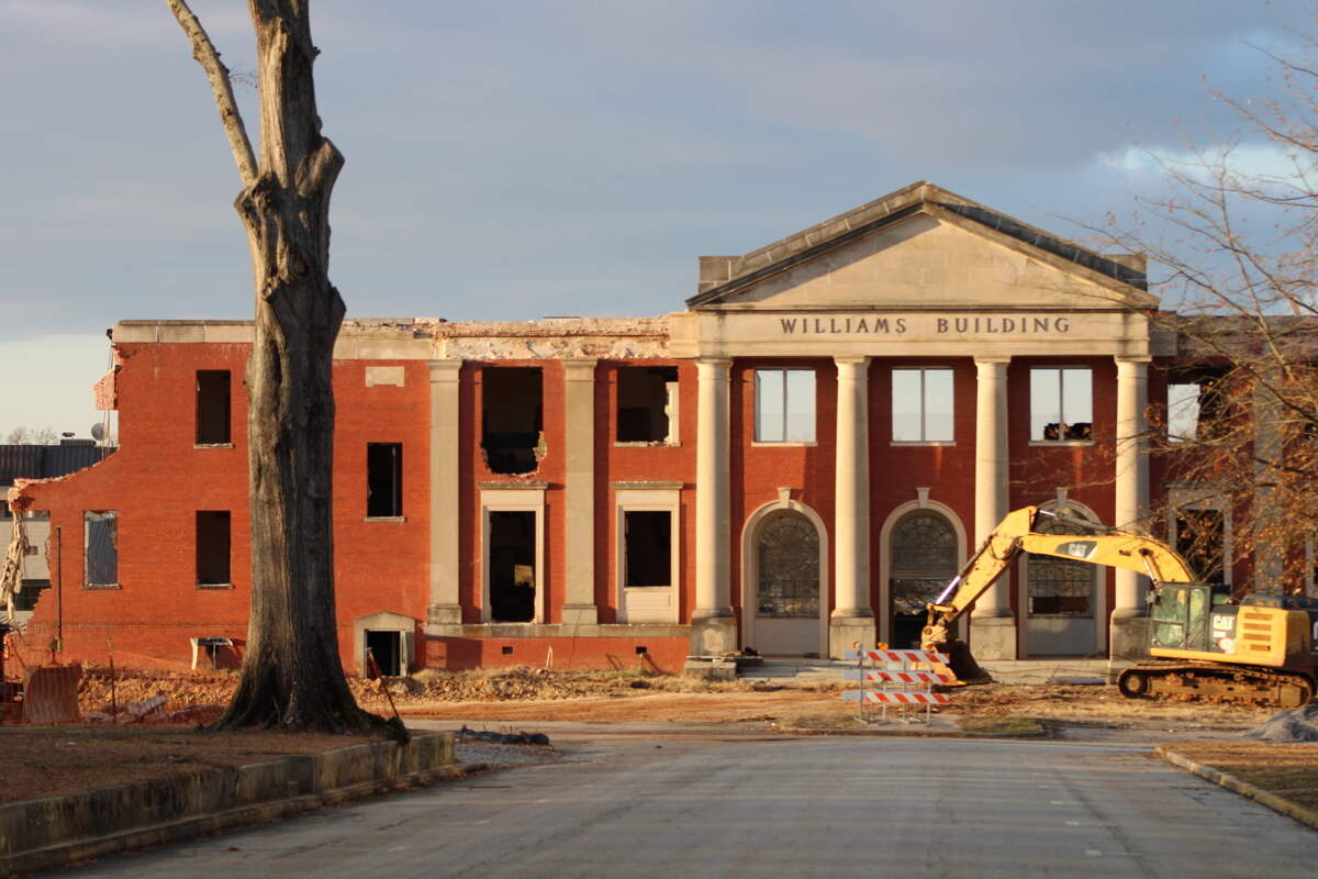 Construction work at the Bull Street development in Columbia is changing the former mental health department property into a major in-town community.