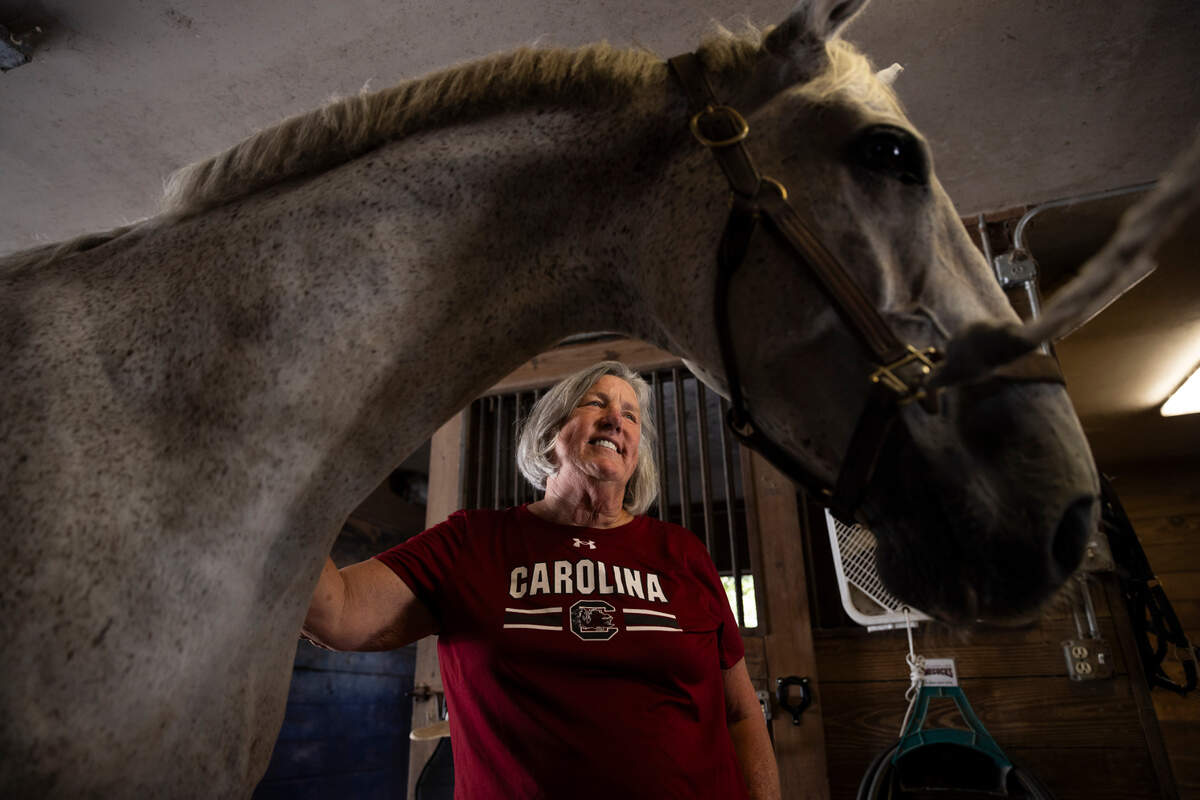 South Carolina equestrian instructor Boo Major is seen at the Gamecocks’ Blythewood facility on Monday, September 18, 2023.