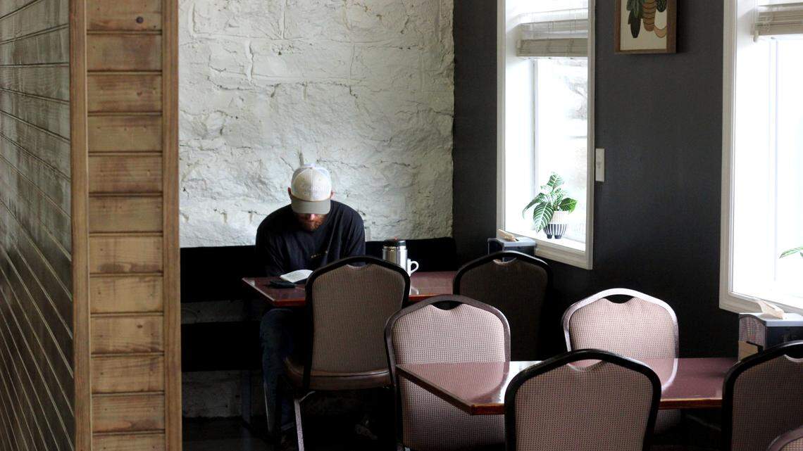 The Tent Coffee Shop softly opened in Lexington’s Old Mill March 7.