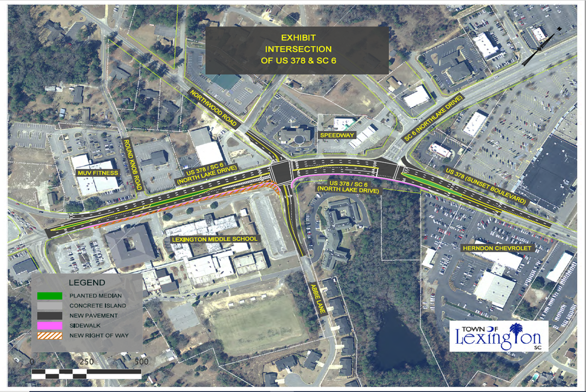 Improvements planned along North Lake Drive in Lexington.