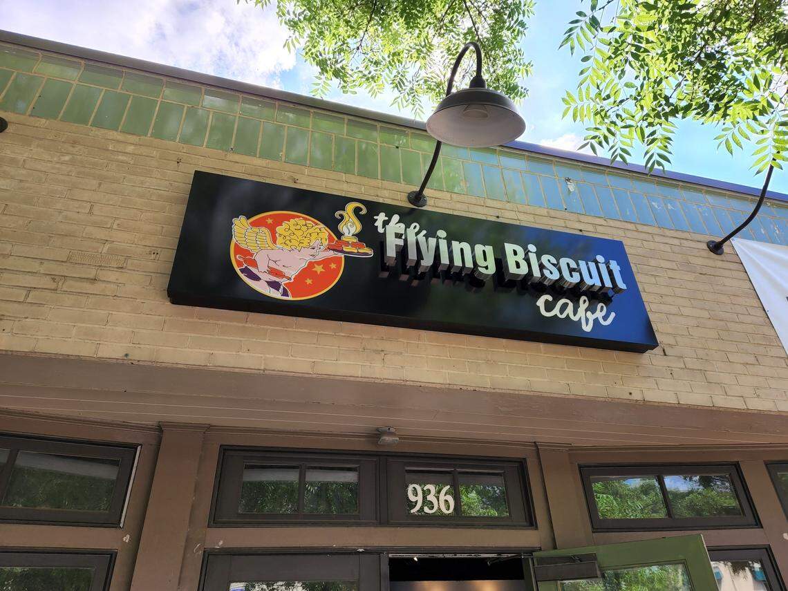 The Flying Biscuit Cafe announced on social media that it plans to open on July 18, 2022 in Columbia’s Five Points.
