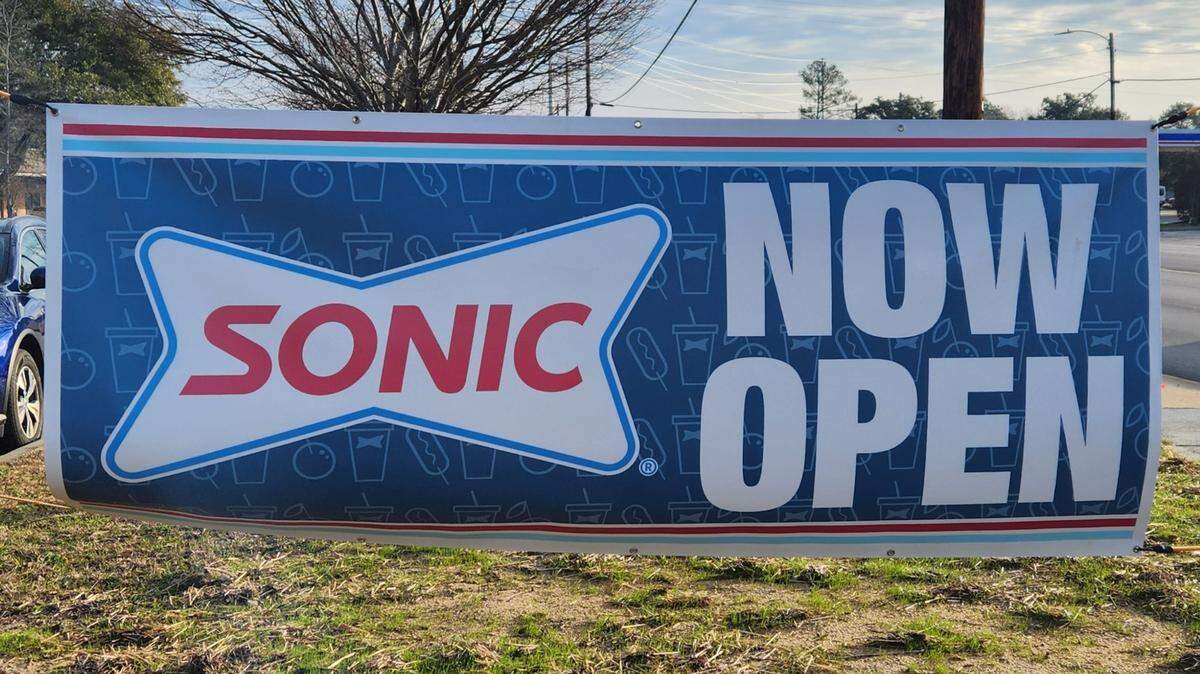 A new Sonic Drive-In restaurant is now open at 461 Columbia Ave. in Lexington, SC.