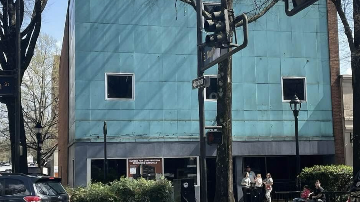 City Tavern in downtown Greenville before renovation begins.