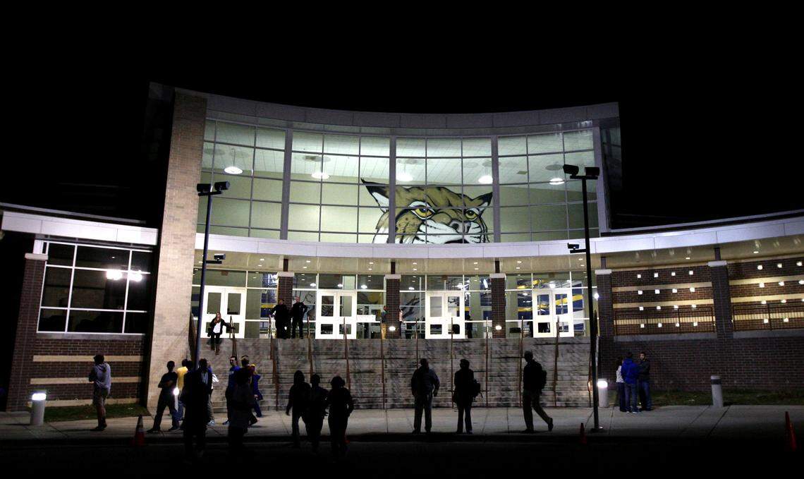 A student was hospitalized following an incident with another student at Lexington High School, shown in this file photo.