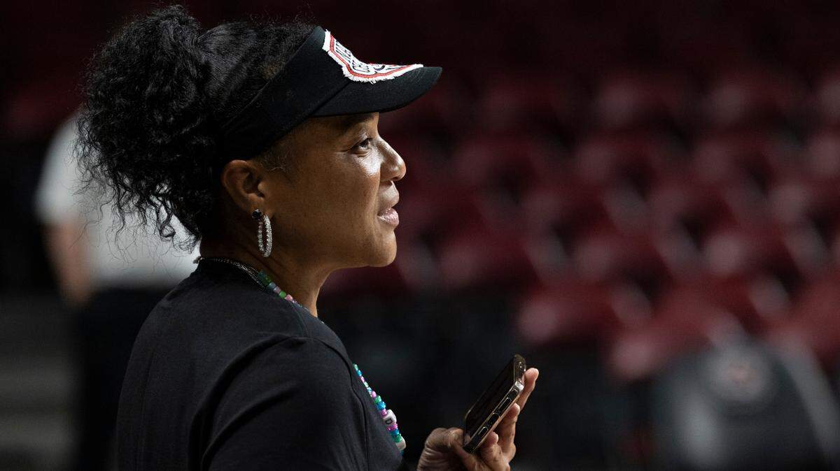 University of South Carolina head coach Dawn Staley
