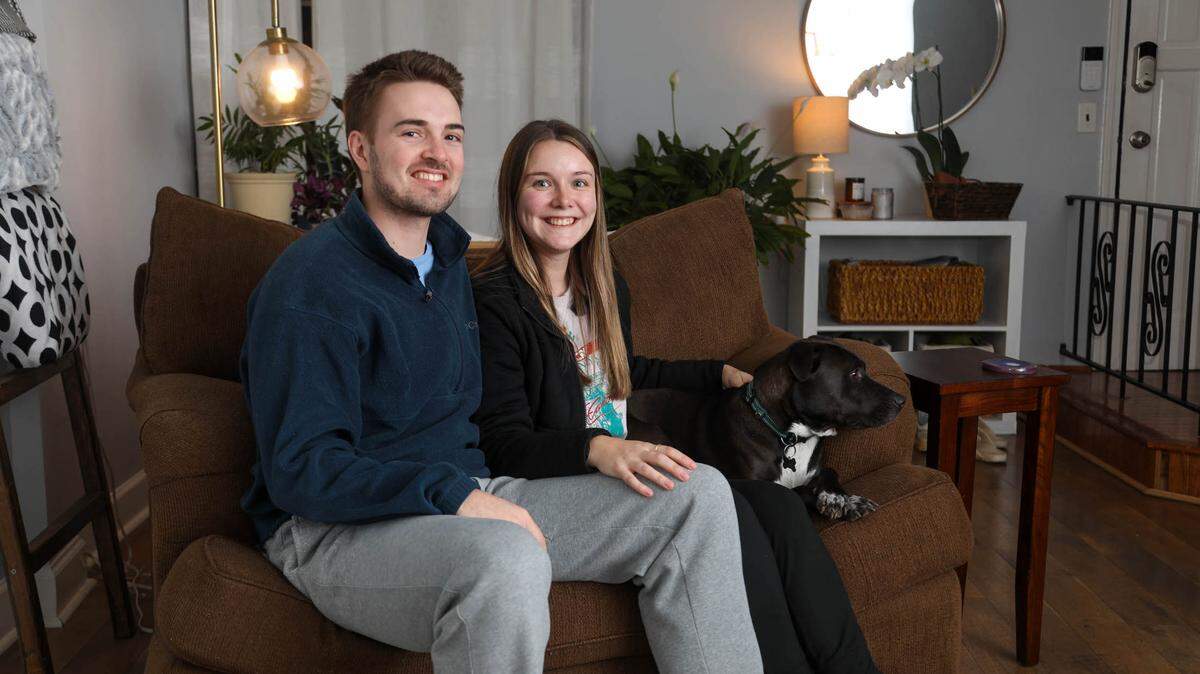Bryce Reeves and Savannah Ament recently bought a new house in Cayce.