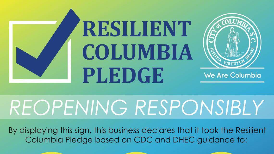 Columbia plans to promote businesses that ‘pledge’ safe reopening plans