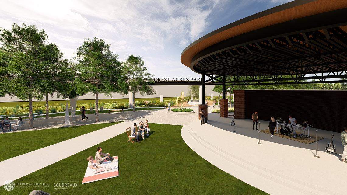 The city of Forest Acres has released conceptual images for a coming park planned for the former Richland Mall property.