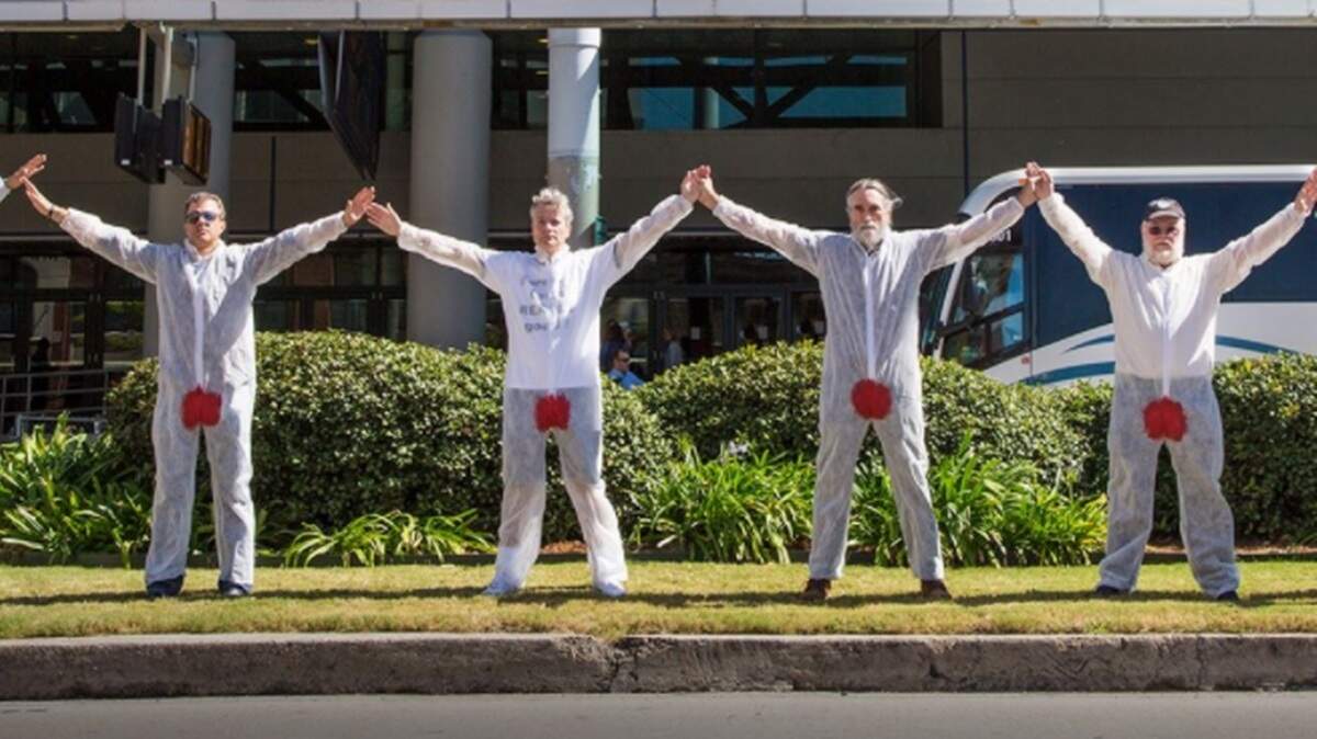 A group called Bloodstained Men & Their Friends will protest circumcision in Columbia on Monday, March 26, 2018.