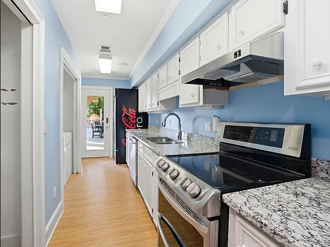 The kitchen inside the $7 million house on Lake Murray now listed for sale on Zillow.