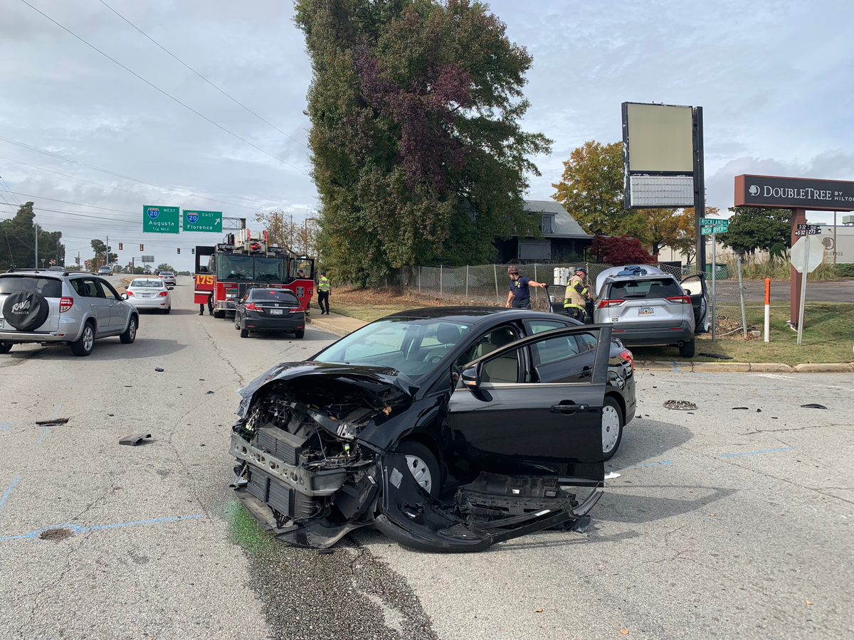 A crash happened on a busy Columbia road.
