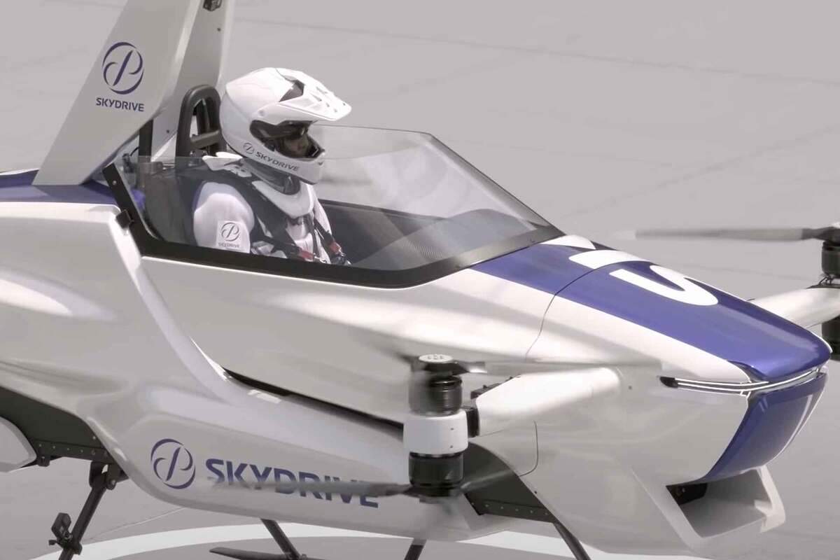 SkyDrive of Japan is working with two SC airports to see whether flying cars would be accepted by the public.