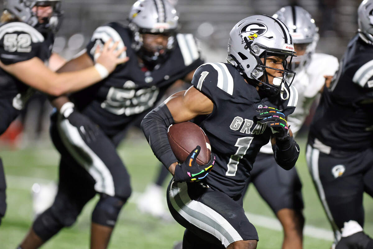 Gray Collegiate tailback BJ Montgomery breaks off a long run against Brookland-Cayce during their game Tuesday night at Gray.