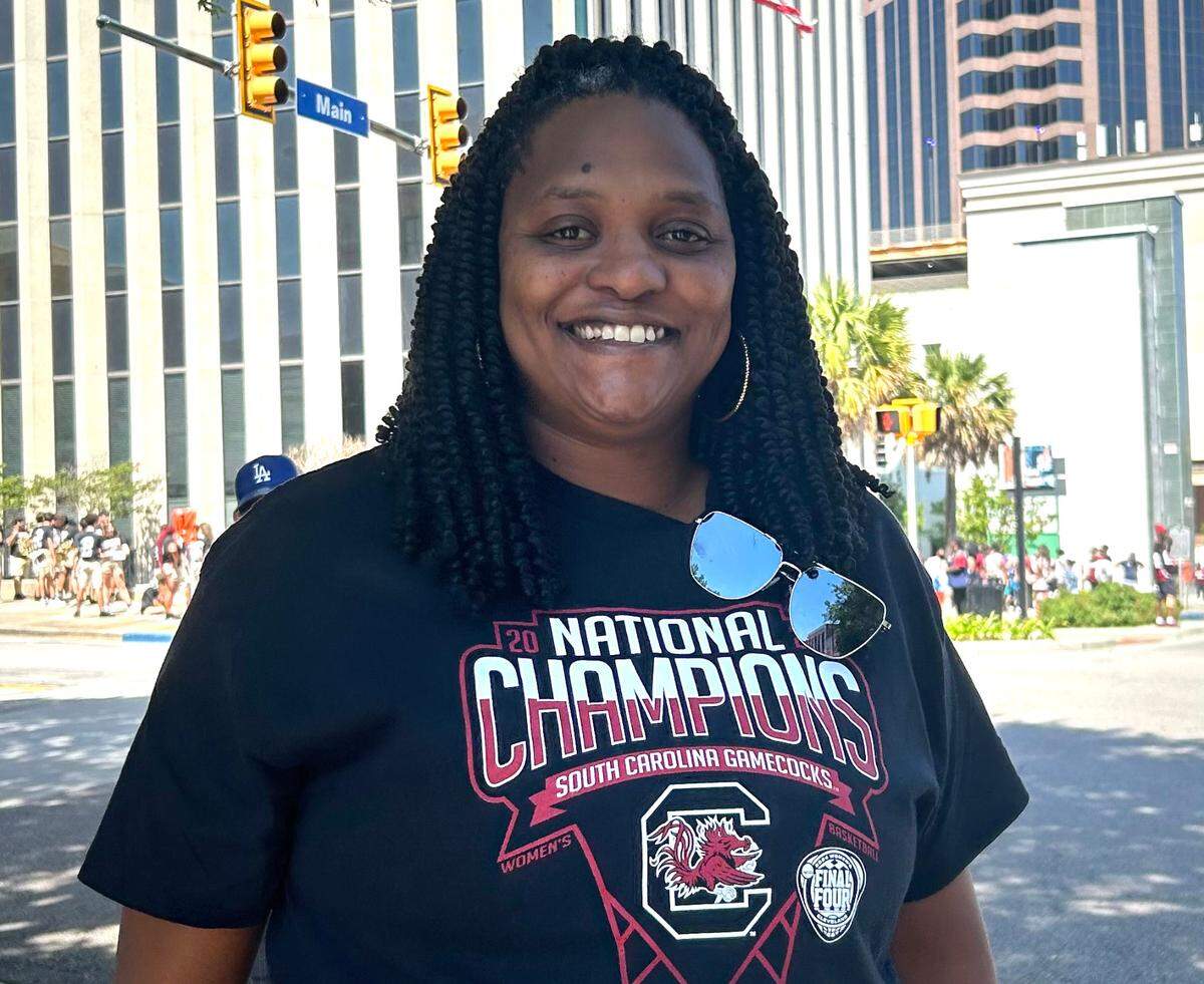 Former USC player Melanie Johnson.