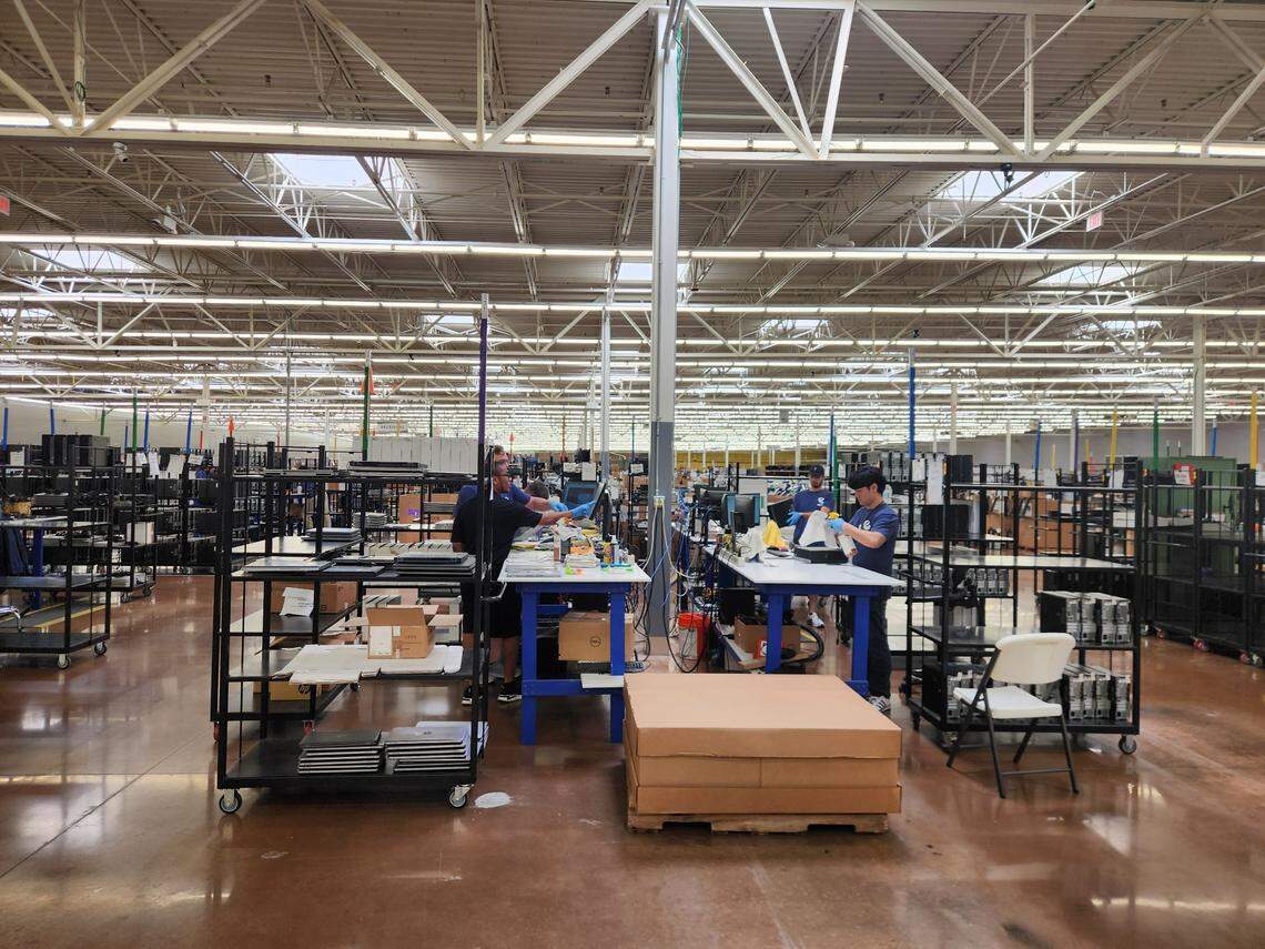 EPC, Inc., a company that refurbishes and disposes of IT equipment, operates at 1326 Bush River Road in Columbia, in a former Walmart store.