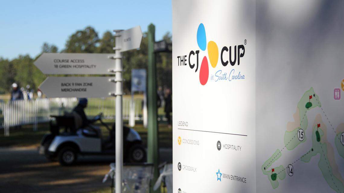 Scenes from Thursday’s first round of the 2022 CJ Cup in South Carolina, held at Congaree Golf Club in Ridgeland.