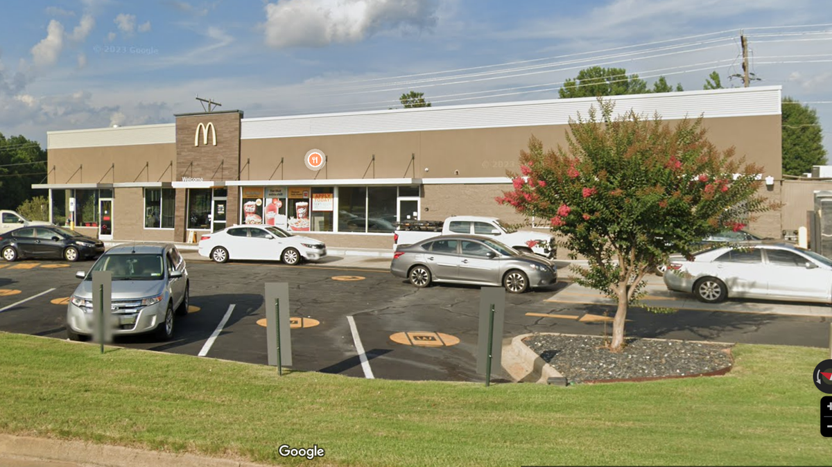 The child was taken Monday, Nov. 13, when an unattended vehicle was left running outside this McDonald’s near Greenville, South Carolina, according to the Greenville County Sheriff’s Office.