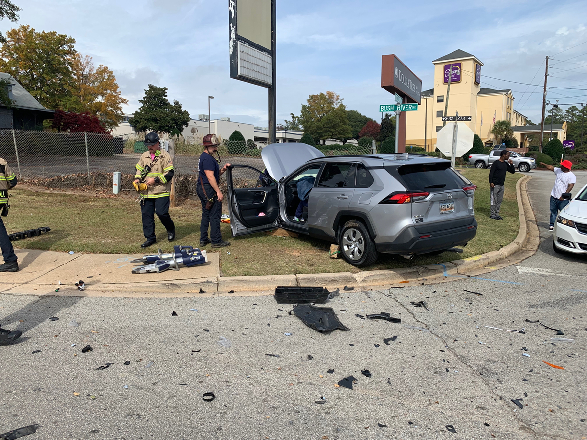 A crash happened on a busy Columbia road.