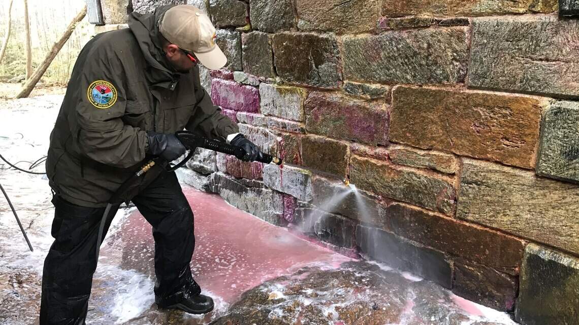 Vandals defaced the oldest bridge in SC — it took days and a delicate process to clean