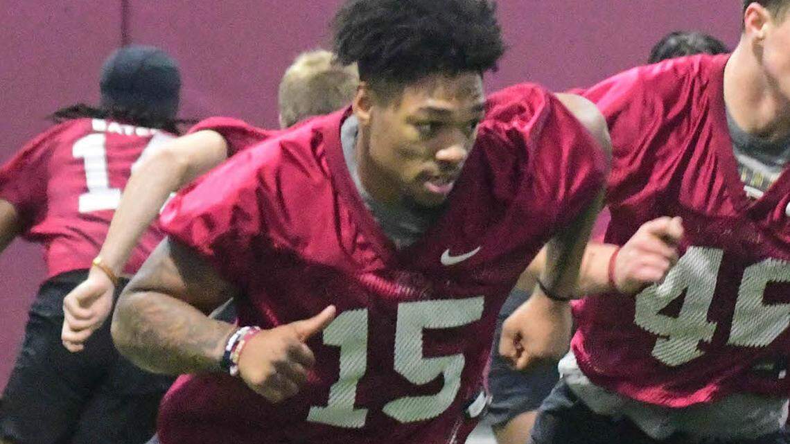 Former Florida State football linebacker Shawn Murphy (15)