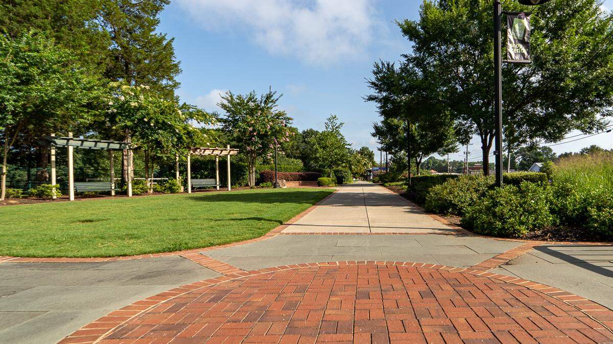 Green space was a high priority for Travelers Rest leaders as they planned for revitalization of the downtown corridor.