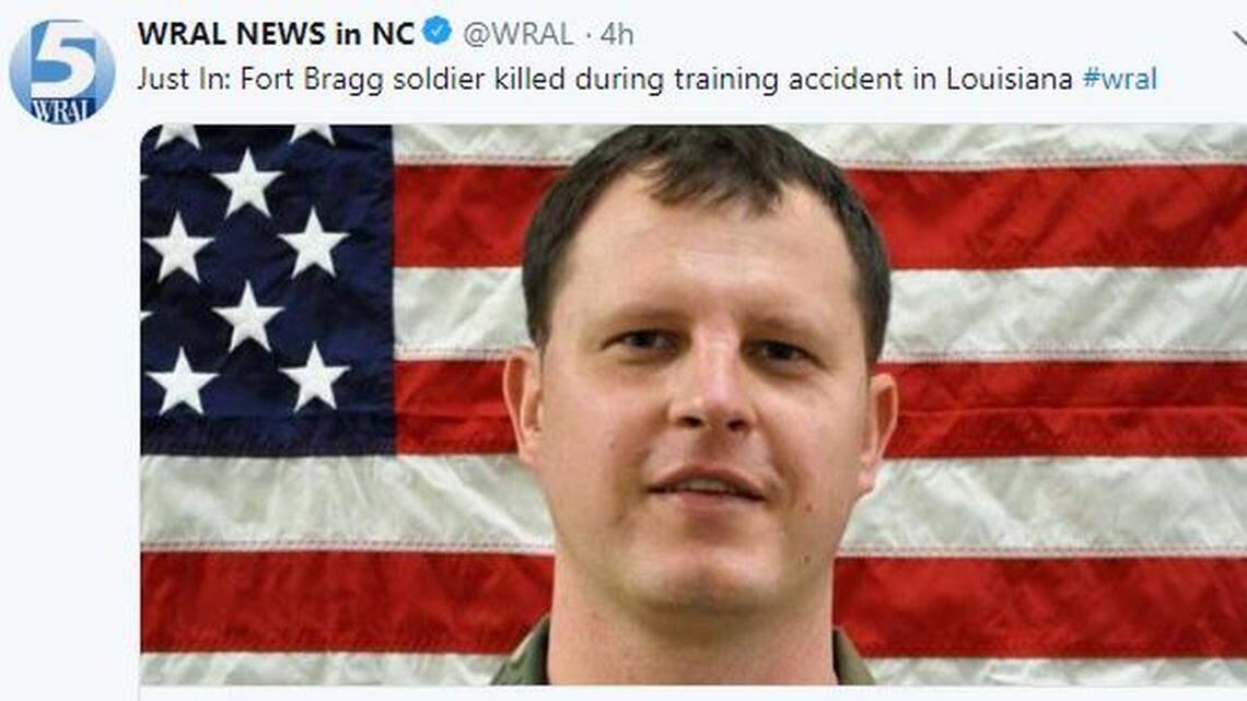 U.S. Army Staff Sgt. Jacob A. Hess, who was assigned to Fort Bragg, was killed during military training.