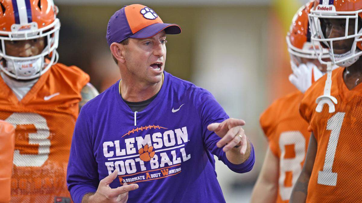 Clemson coach Dabo Swinney had high praises for freshman quarterback Will Taylor and called sophomore wide receiver Ajou Ajou one of the most improved players on the team.