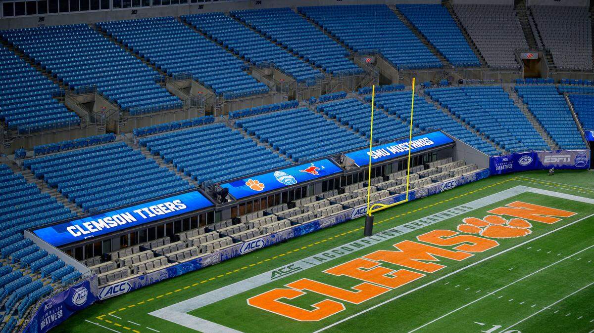 Clemson and SMU play for the 2024 ACC football championship on Saturday in Charlotte’s Bank of America Stadium.