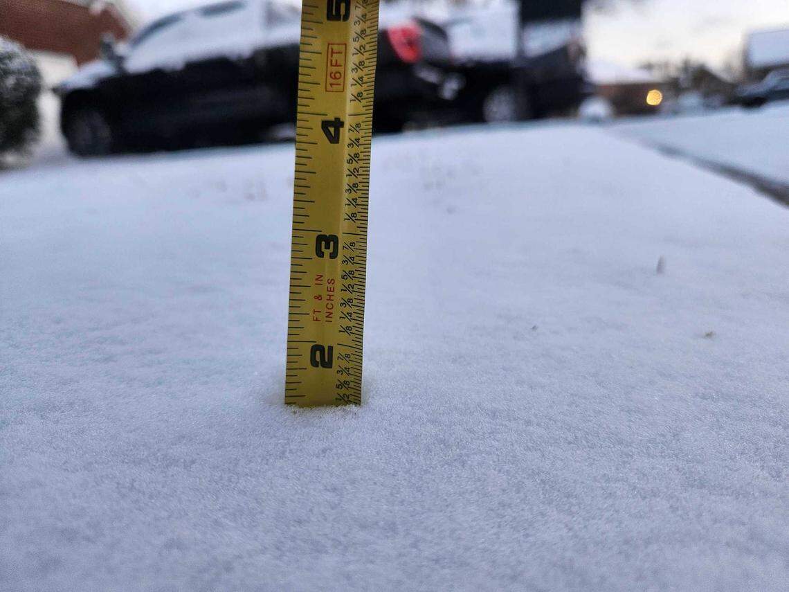 Images of snow from across the Midlands.