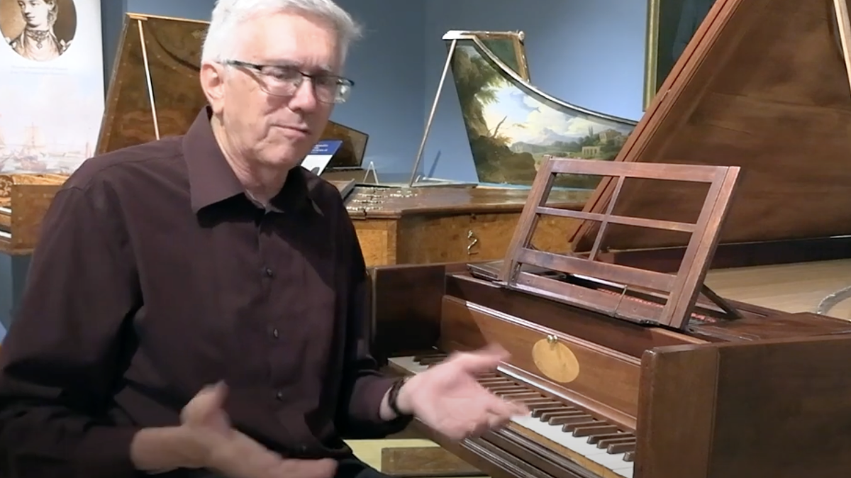 Tom Strange, curator of the Sigal Music Museum in Greenville, SC, thinks the 249-year-old Berent piano sounds as close as possible to how it sounded when it was built.