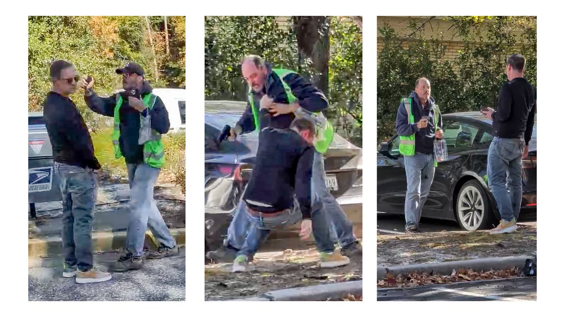 During an altercation near the Columbia Planned Parenthood, on Nov. 14, Mark Baumgartner with A Moment of Hope, pepper sprays a man, fights with him, and later shoots him.