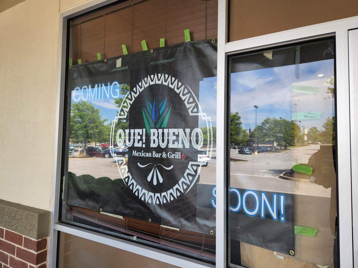 Que! Bueno Mexican Bar and Grill is being prepped in the Kennerly Crossing shopping center in Irmo.