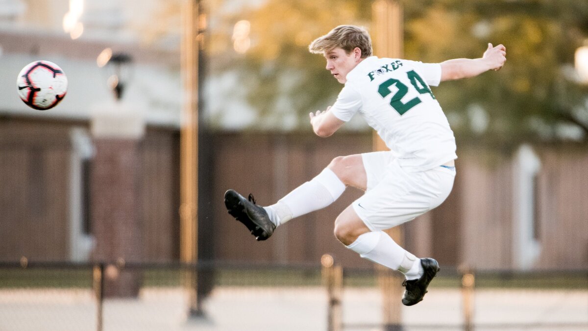 Dutch Fork’s Preston Harrison sends the ball up field  against Lexington March 20, 2019, in Lexington, S.C. The Silver Foxes loss to Lexington on Tuesday night gave Dutch Fork their first loss of the season.
