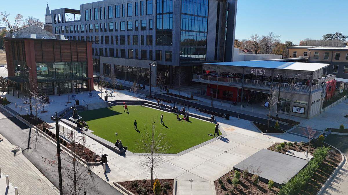 The BullStreet District is a mixed-use development near downtown Columbia.