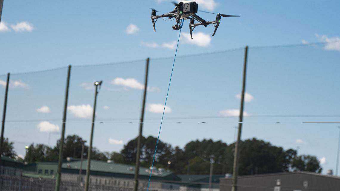 Desk-sized drones and 30‑pound drops at SC prisons. State AG asks Trump for help